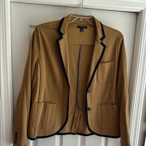 Lands' End Tan Blazer Professional Suit Jacket